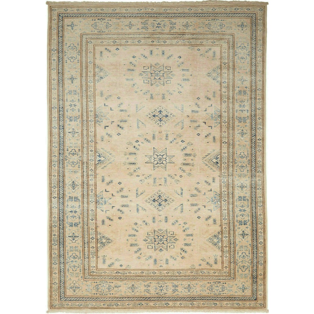 Tappeto Kazak Fine Pakistan marrone 167x242 Tappeto Kazak Fine Pakistan marrone 167x242