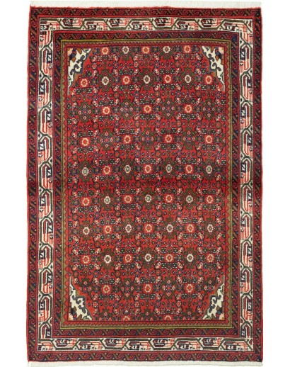 Tappeto Hamadan Persia marrone grigio 103x159
