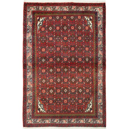 Tappeto Hamadan Persia marrone grigio 103x159