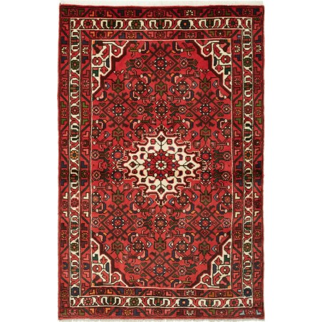 Tappeto Hamadan Persia marrone giallo 100x158