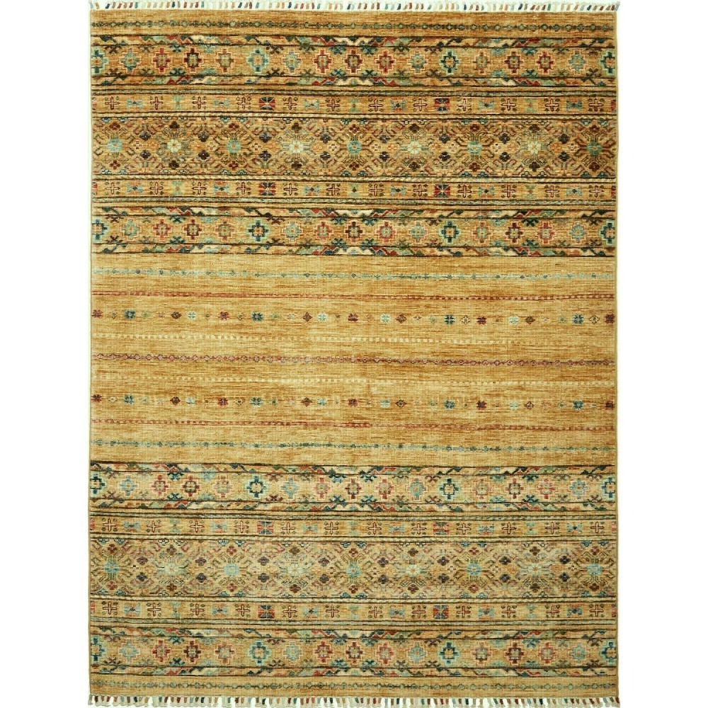 Tappeto Rubin Pakistan marrone verde 148x194 Tappeto Rubin Pakistan marrone verde 148x194