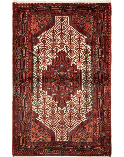 Tappeto Hamadan Persia marrone giallo 111x175