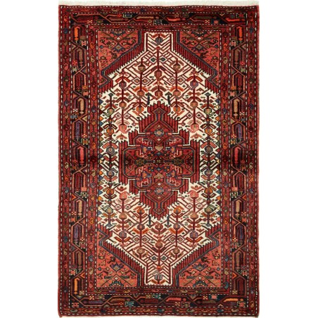 Tappeto Hamadan Persia marrone giallo 111x175