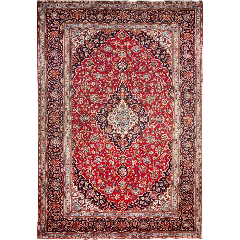Tappeto Ardakan Persia marrone blu 227x334