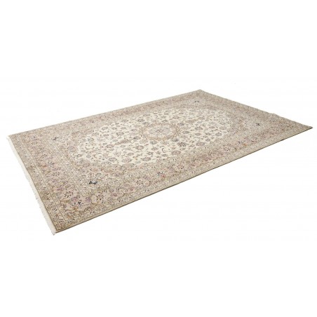 Tappeto Kashan Persia beige grigio 197x290
