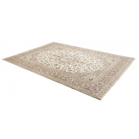 Tappeto Kashan Persia beige grigio 197x290