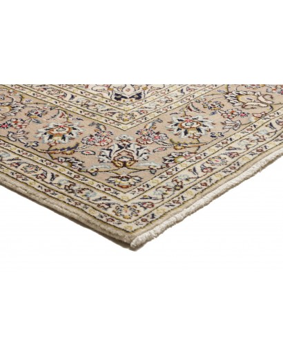 Tappeto Kashan Persia beige grigio 197x290