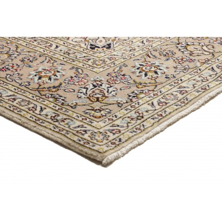 Tappeto Kashan Persia beige grigio 197x290