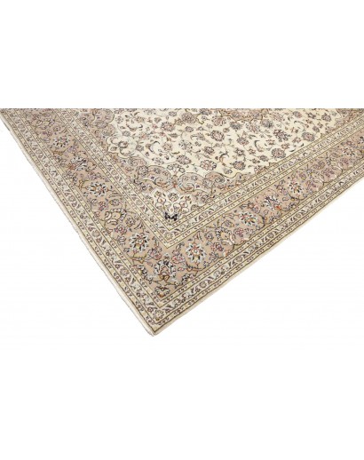 Tappeto Kashan Persia beige grigio 197x290