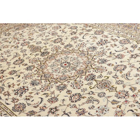 Tappeto Kashan Persia beige grigio 197x290