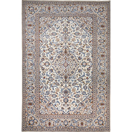 Tappeto Kashan Persia beige verde 196x293