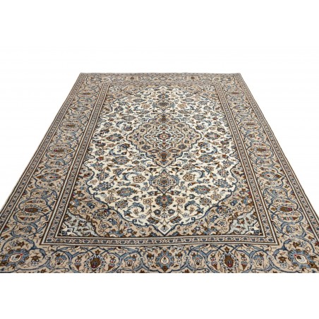 Tappeto Kashan Persia beige verde 196x293