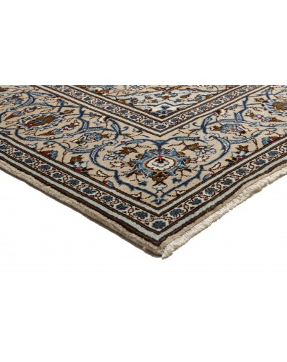 Tappeto Kashan Persia beige verde 196x293