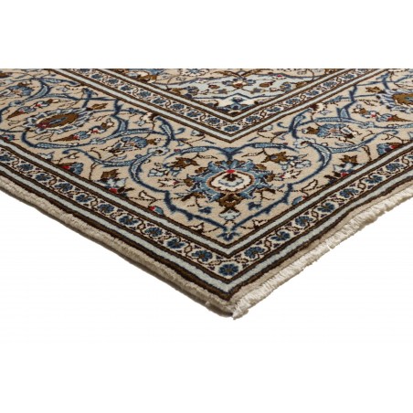 Tappeto Kashan Persia beige verde 196x293