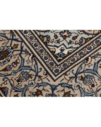 Tappeto Kashan Persia beige verde 196x293