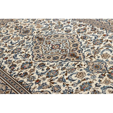 Tappeto Kashan Persia beige verde 196x293