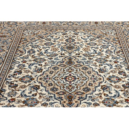 Tappeto Kashan Persia beige verde 196x293