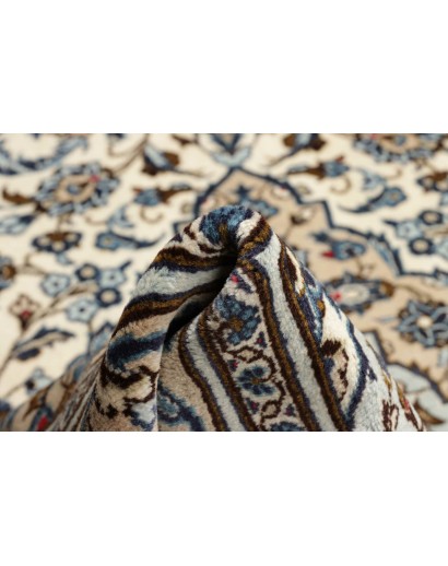 Tappeto Kashan Persia beige verde 196x293