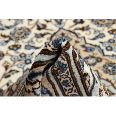 Tappeto Kashan Persia beige verde 196x293