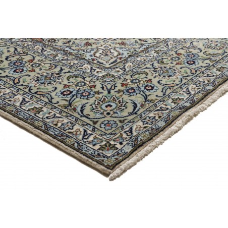 Tappeto Kashan Persia beige azzurro 196x297