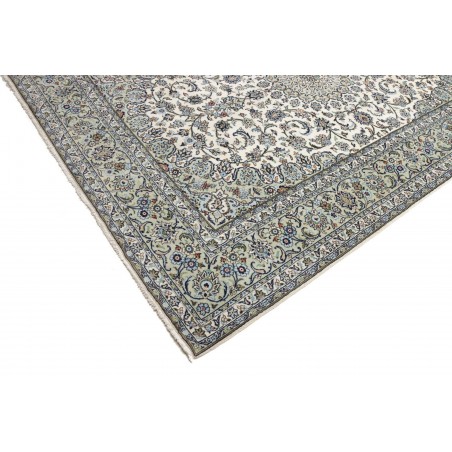 Tappeto Kashan Persia beige azzurro 196x297