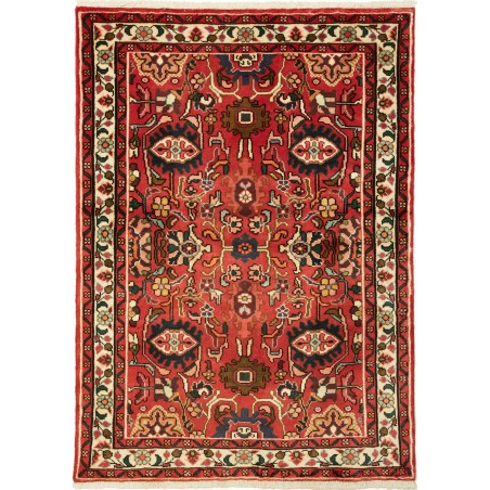 Tappeto Hamadan Persia marrone giallo 100x140
