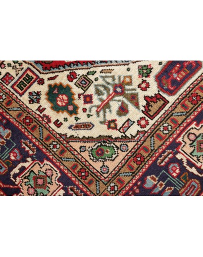 Tappeto Tabriz Persia marrone bianco 198x287