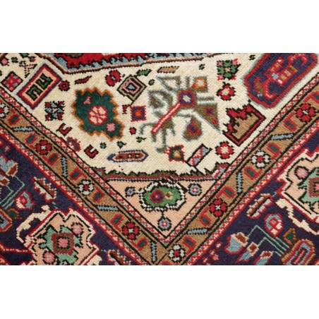 Tappeto Tabriz Persia marrone bianco 198x287