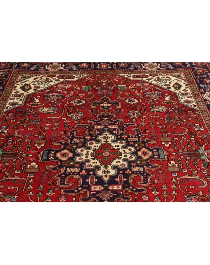 Tappeto Tabriz Persia marrone bianco 198x287