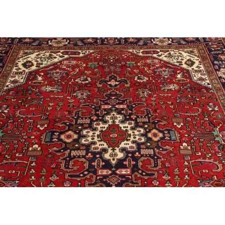 Tappeto Tabriz Persia marrone bianco 198x287