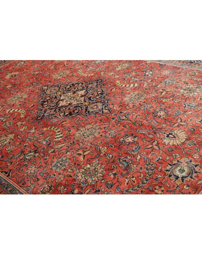 Tappeto Sarough Persia rosso grigio 270x370