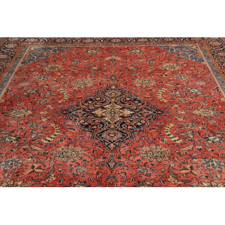 Tappeto Sarough Persia rosso grigio 270x370