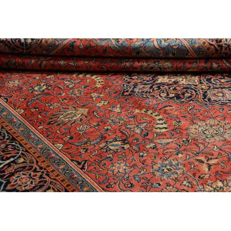Tappeto Sarough Persia rosso grigio 270x370