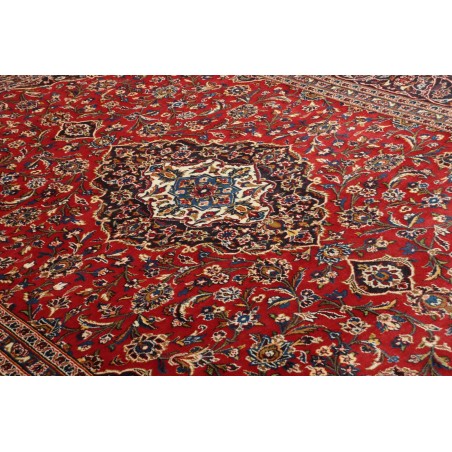Tappeto Ardakan Persia marrone bianco 243x348