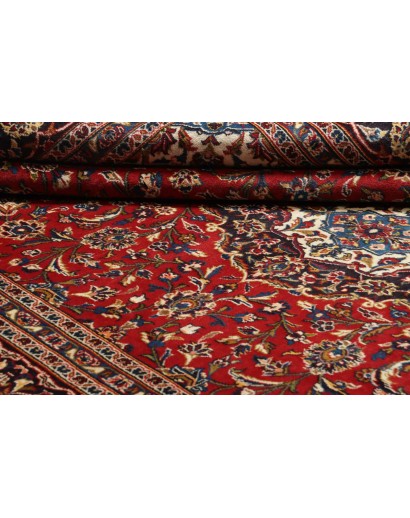 Tappeto Ardakan Persia marrone bianco 243x348