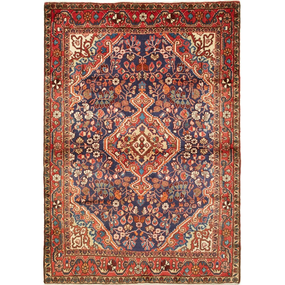 Tappeto Hamadan Persia marrone 103x151 Tappeto Hamadan Persia marrone 103x151