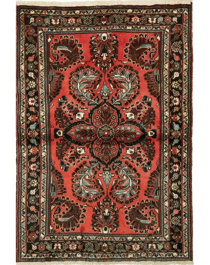 Tappeto Hamadan Persia grigio beige 104x155