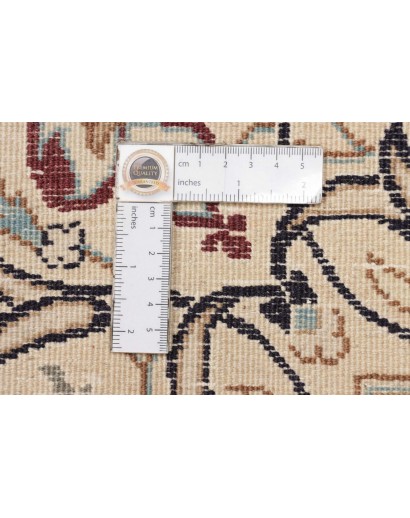 Tappeto Nain Kashmar Persia beige bianco 196x302