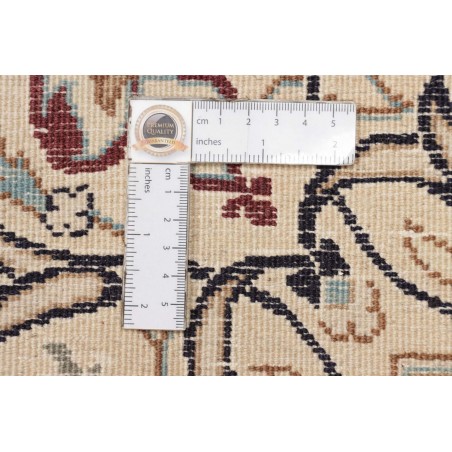Tappeto Nain Kashmar Persia beige bianco 196x302