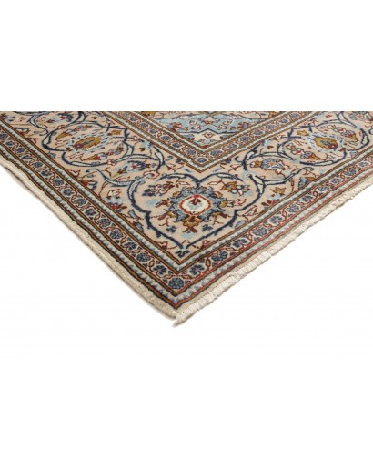 Tappeto Kashan Persia azzurro 200x298