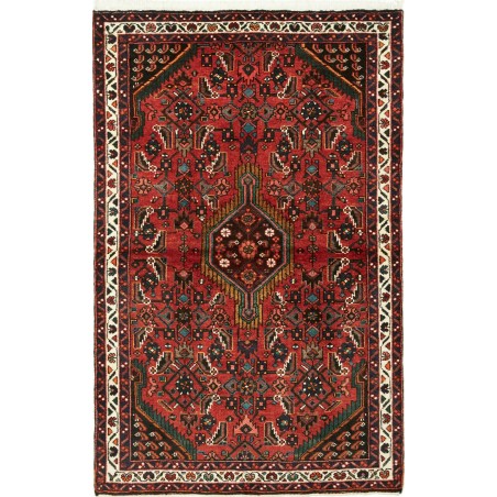 Tappeto Hamadan Persia grigio beige 108x168
