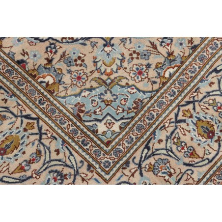 Tappeto Kashan Persia azzurro 200x298