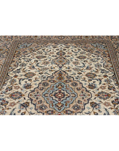 Tappeto Kashan Persia azzurro 200x298
