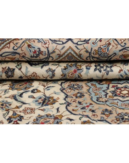 Tappeto Kashan Persia azzurro 200x298