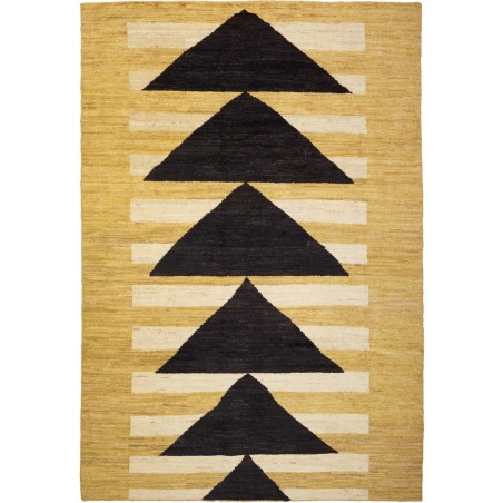 Tappeto Gabbeh Marrakech Pakistan marrone blu 198x290