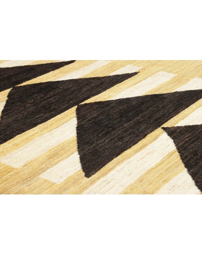 Tappeto Gabbeh Marrakech Pakistan marrone blu 198x290