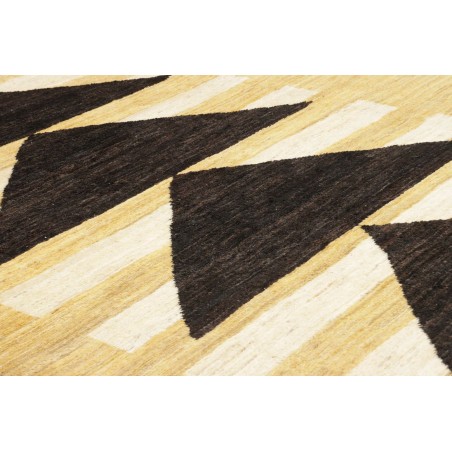 Tappeto Gabbeh Marrakech Pakistan marrone blu 198x290