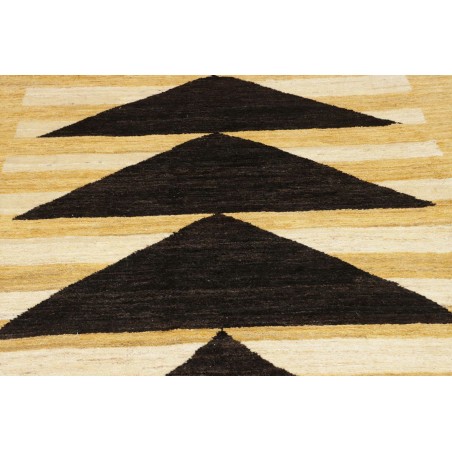 Tappeto Gabbeh Marrakech Pakistan marrone blu 198x290