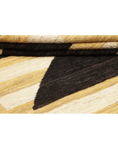 Tappeto Gabbeh Marrakech Pakistan marrone blu 198x290