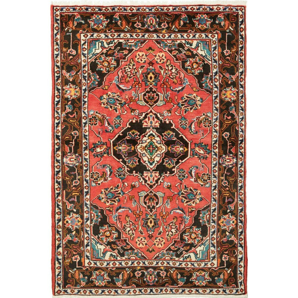 Tappeto Hamadan Persia rosso grigio 108x160 Tappeto Hamadan Persia rosso grigio 108x160